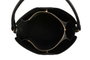 Lucky Bees Bolso de mano 328 v2, Piel de polivinilo, Negro y Gris